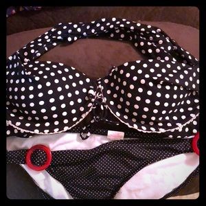 Polka dot bikini set